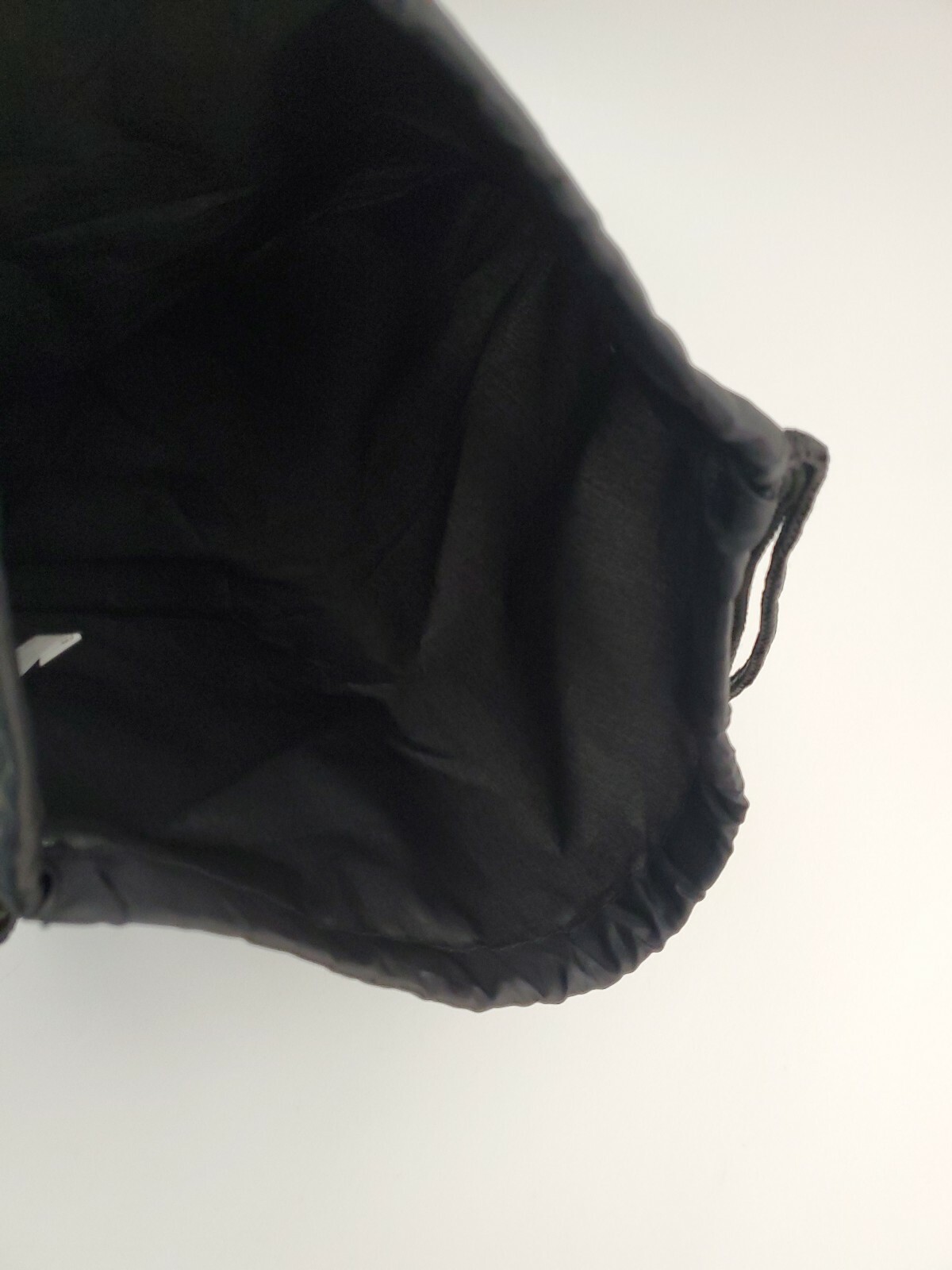 String Backpack Drawstring Cinch Sack Air Gym Bag School Black Lightweight