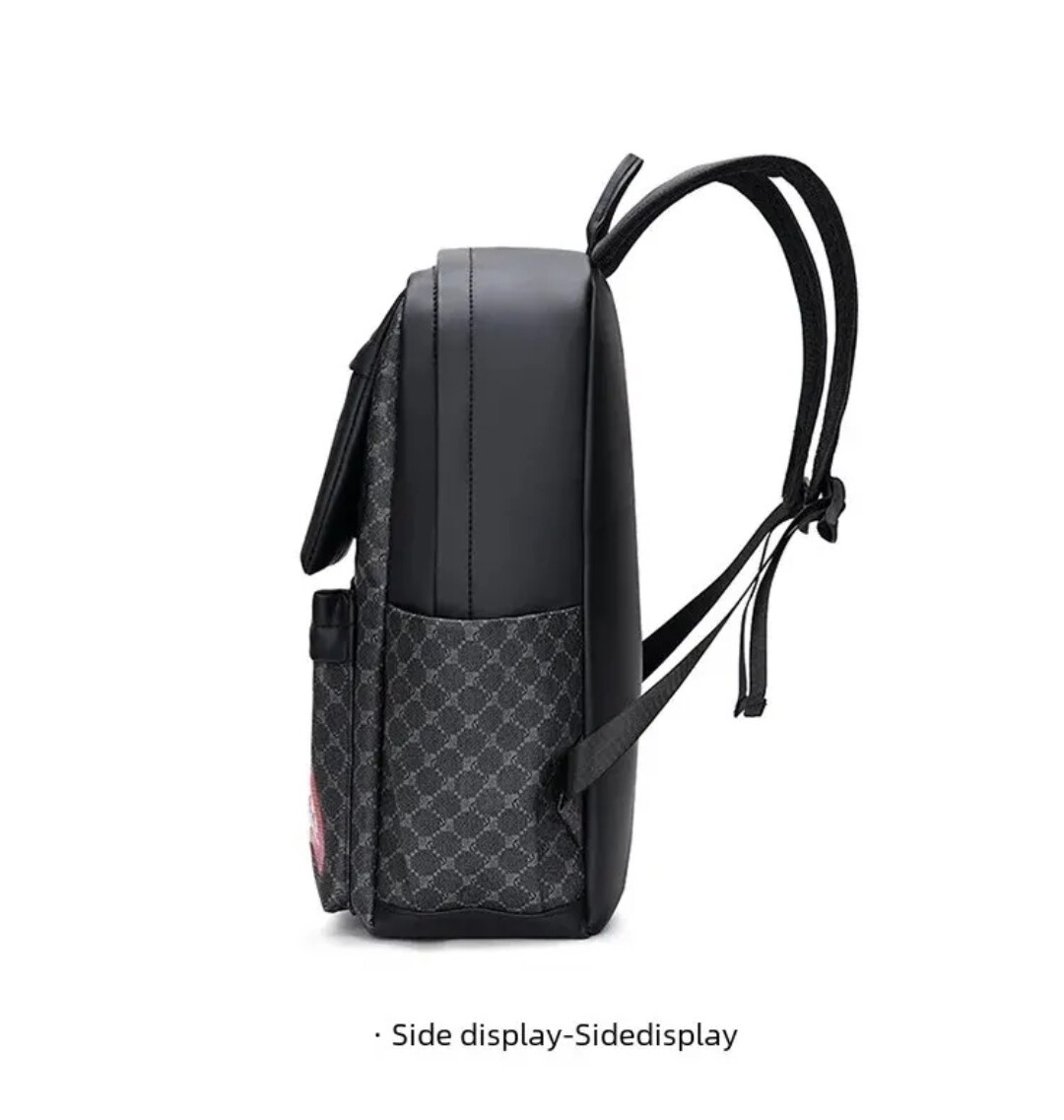 Men’s Backpack Multifunction School Travel Bag Work Bag Laptop Shark Mouth Man