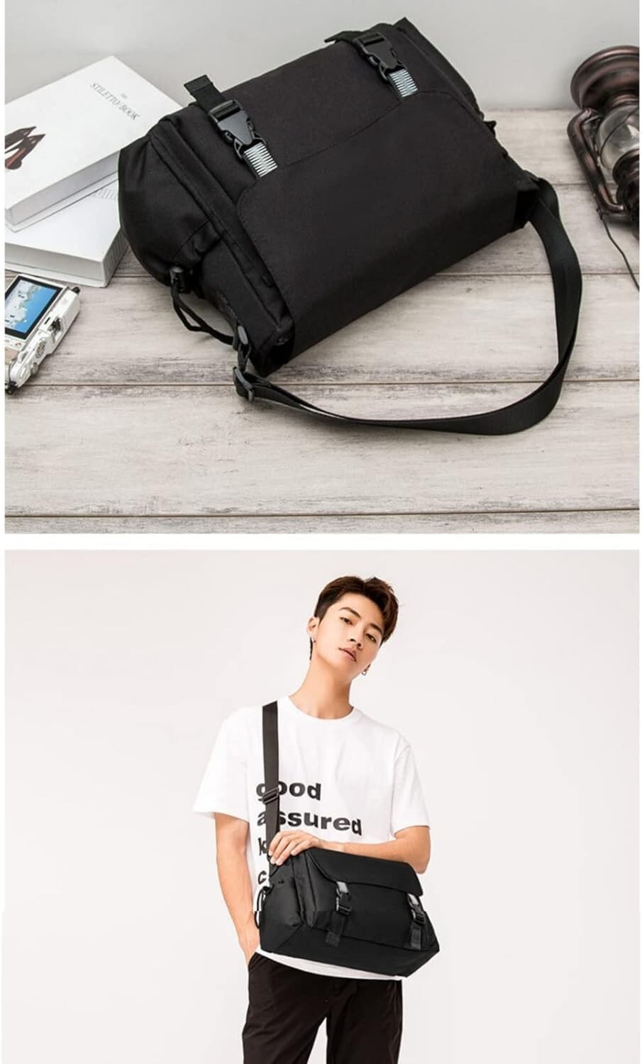 Evangelion Diagonal Bag Total 7 Types Large Capacity 12.9×10.6×5.5in JAPAN NEW