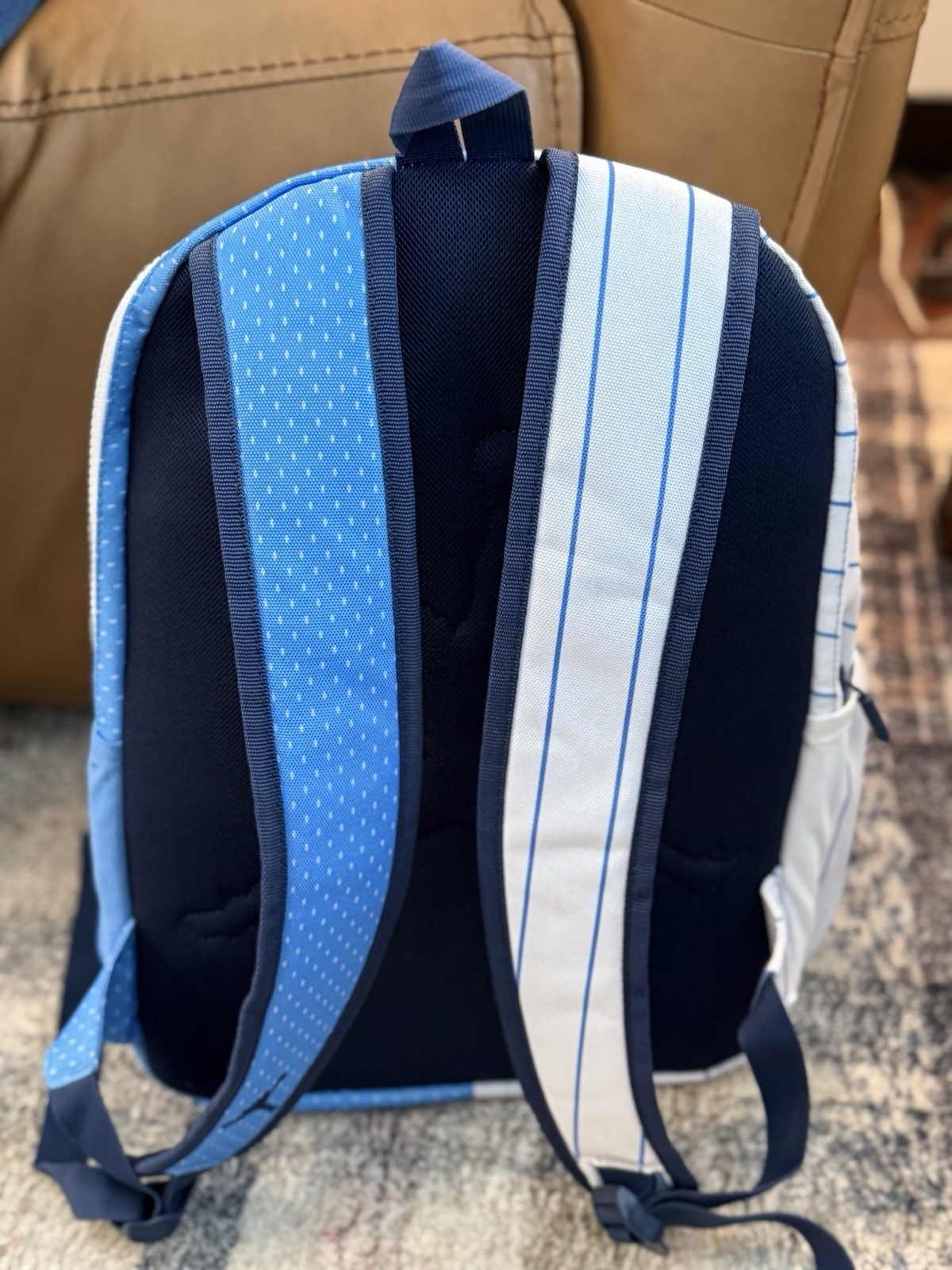 Jordan Backpack-Jordan Playoff Game White/Blue Backpack