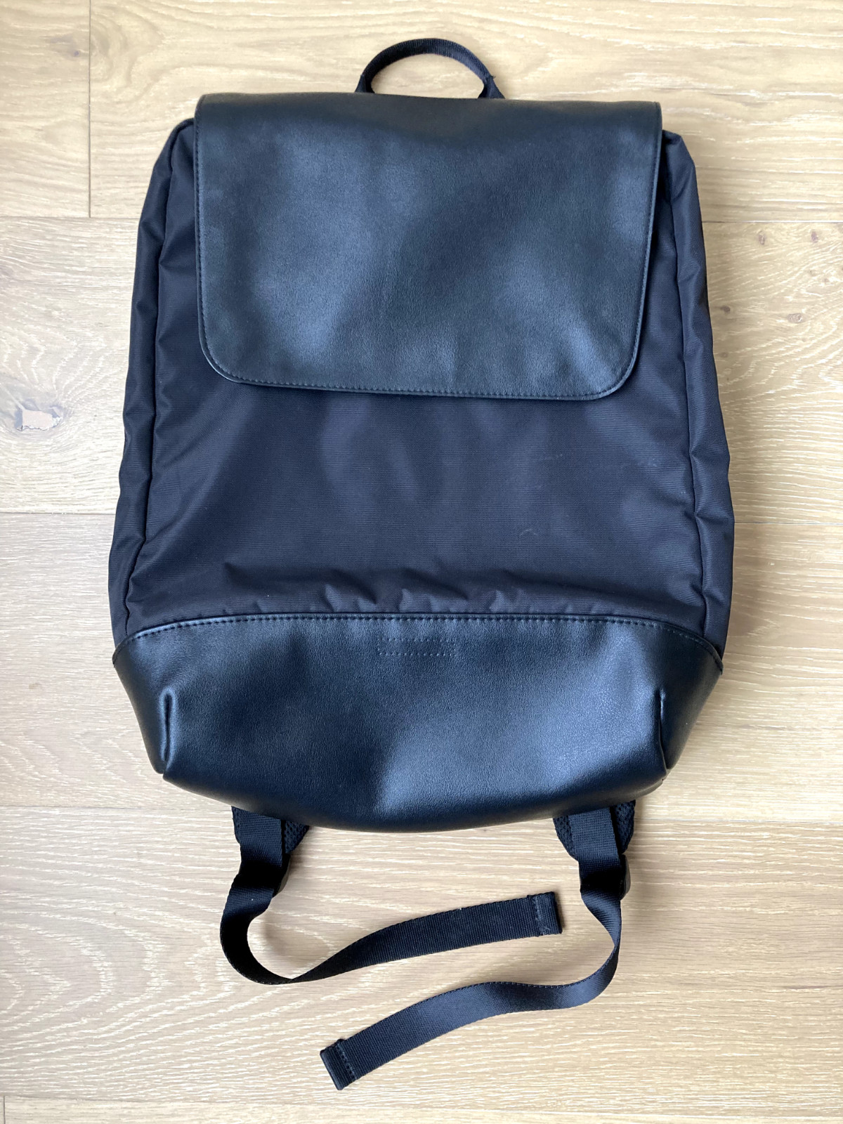MOLESKINE Black Slim Backpack, METRO Collection, Modern Lightweight Bag $159