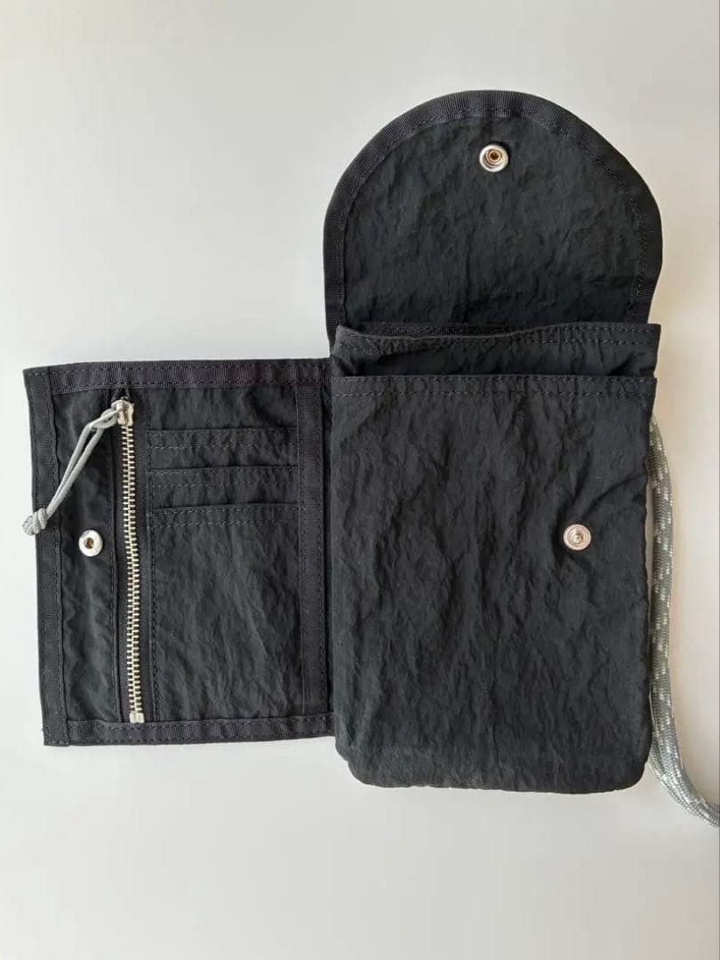 (ASK availability first) THE NORTH FACE PURPLE LABEL Wallet Shoulder Black