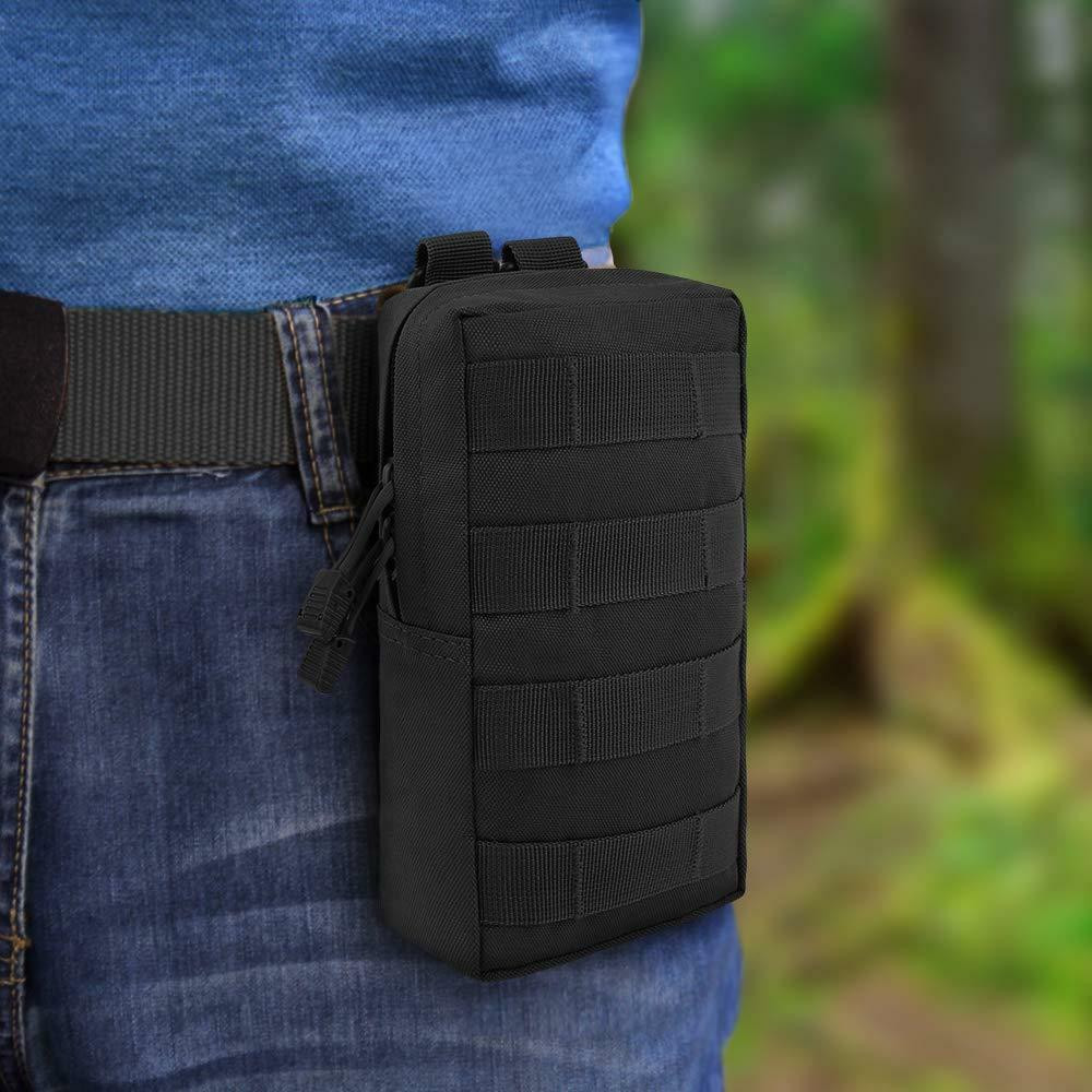 Tactical Molle Pouch EDC Multi-purpose Belt Waist Pack Bag Utility Phone Pocket