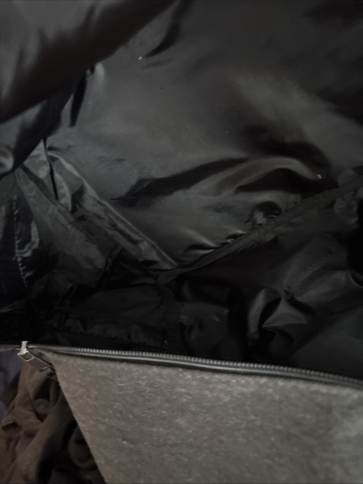 Duffle Bag John Varvotas Men’s Dark Gray Canvas Handled Weekender Gym Tote