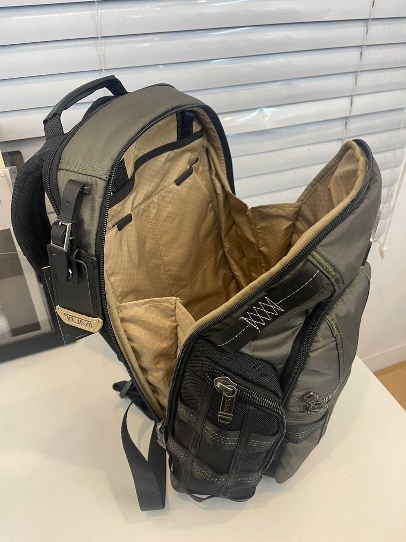 NEW TUMI ALPHA BRAVO 232793 Navigation Backpack Khaki Green Bag New