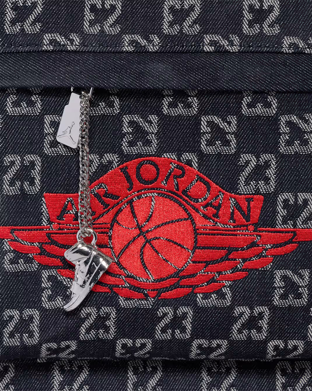 Nike Air Jordan Monogram Backpack Gym Bag MA9259-BHD Indigo Blue Laptop Sleeve