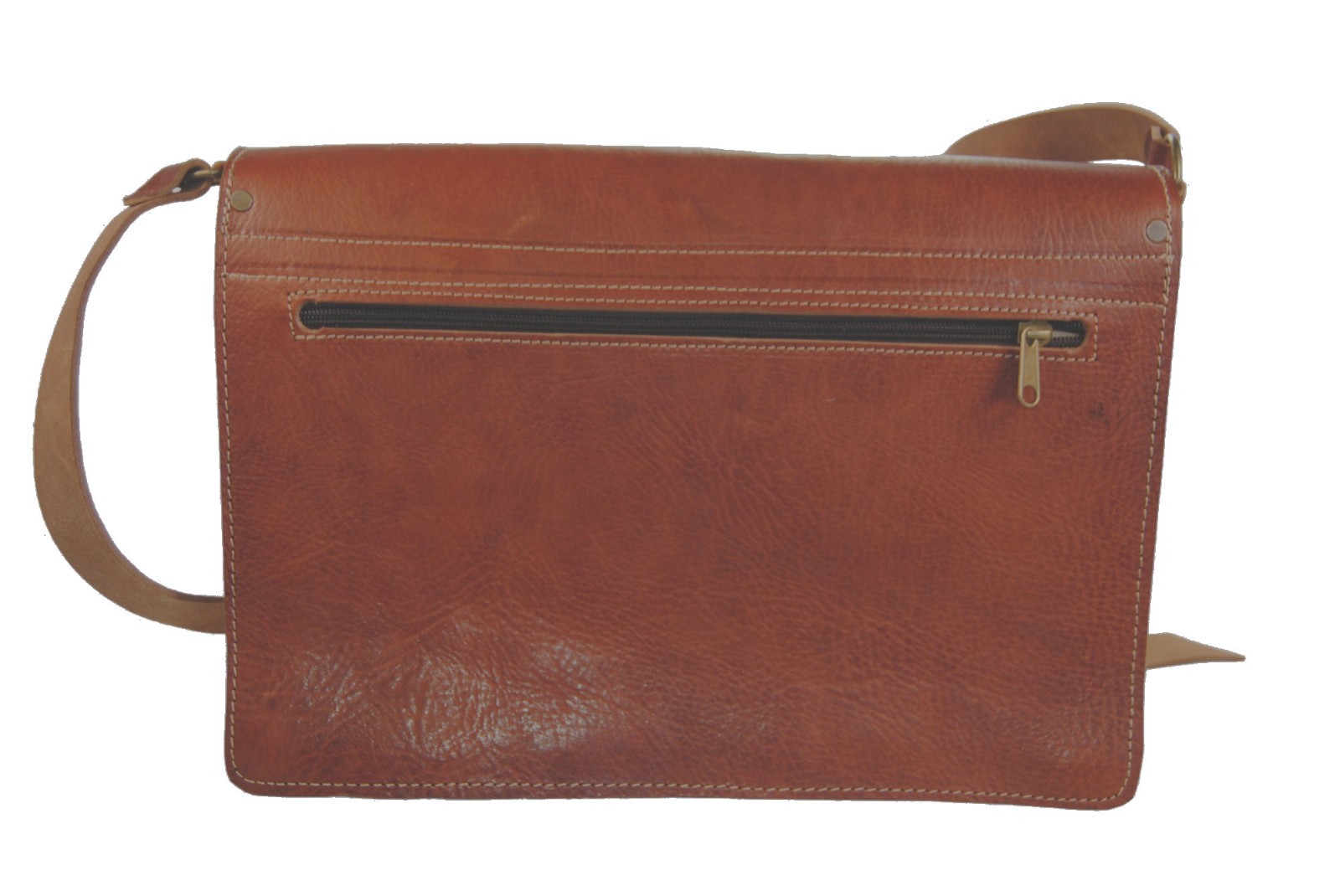 Authentic Moroccan Leather Laptop Bag Made in Morocco by Fair Trade Artisan