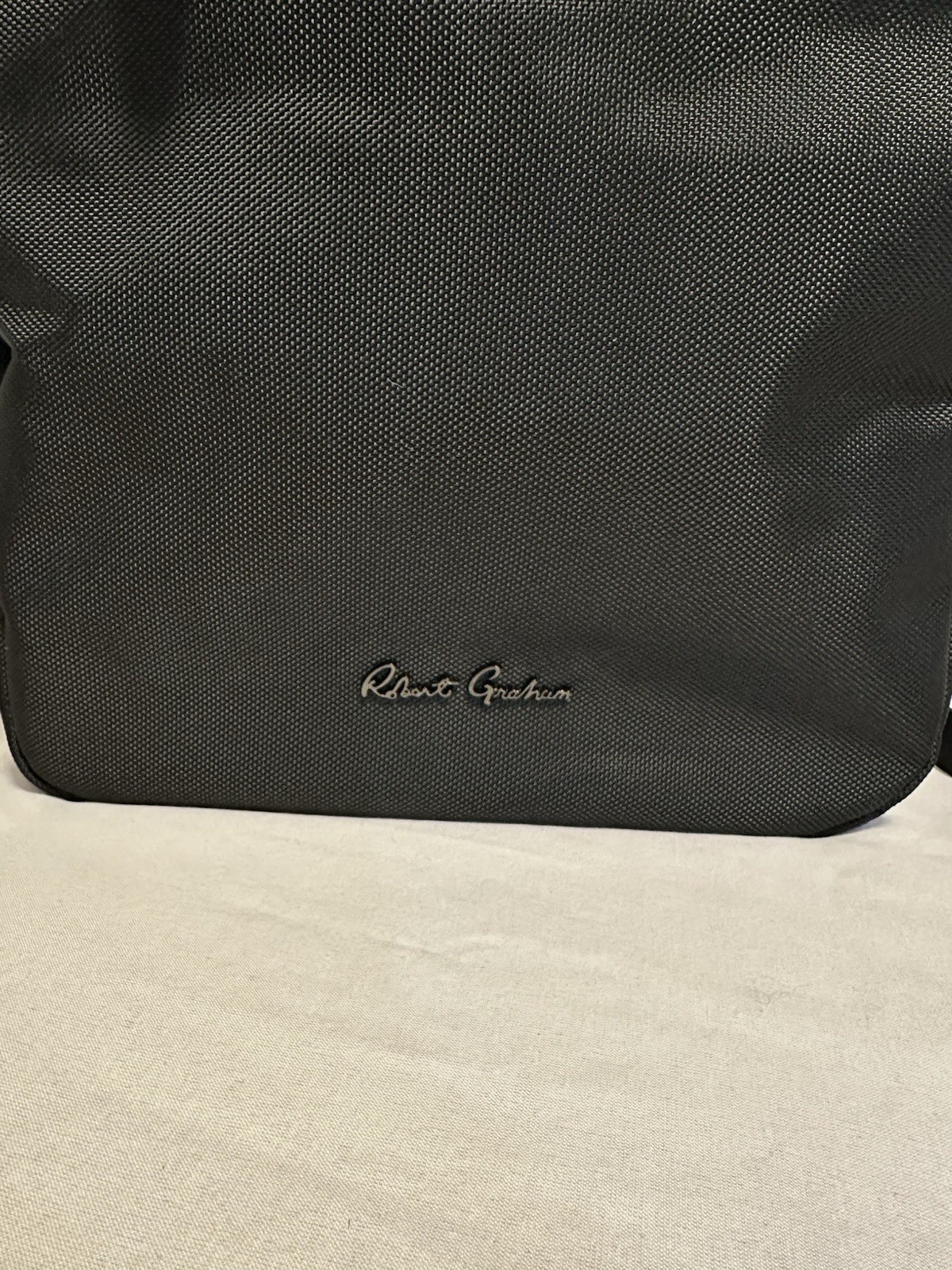 $228 Robert Graham Cache L Series Black Backpack Laptop Travel Bag Carry On