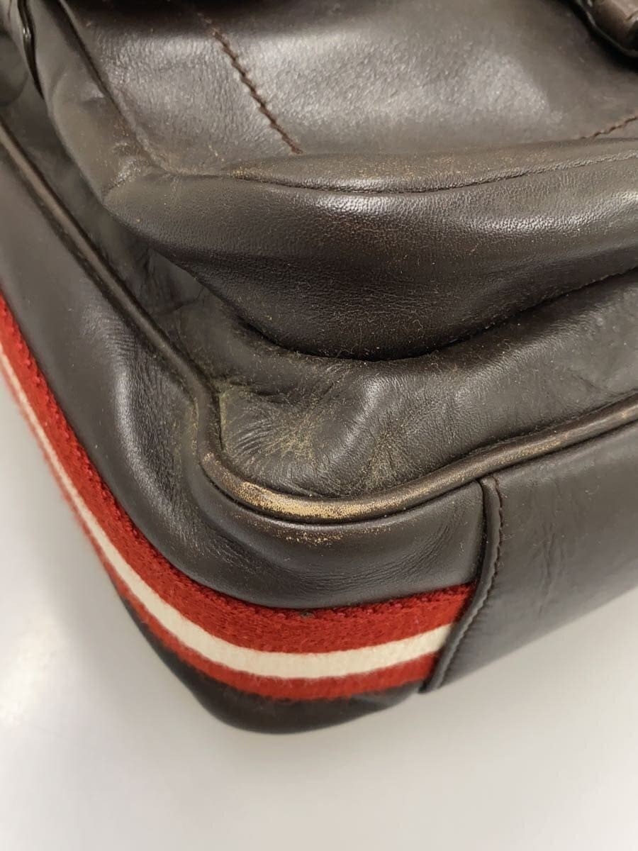 BALLY Shoulder Bag Leather BRW Plain