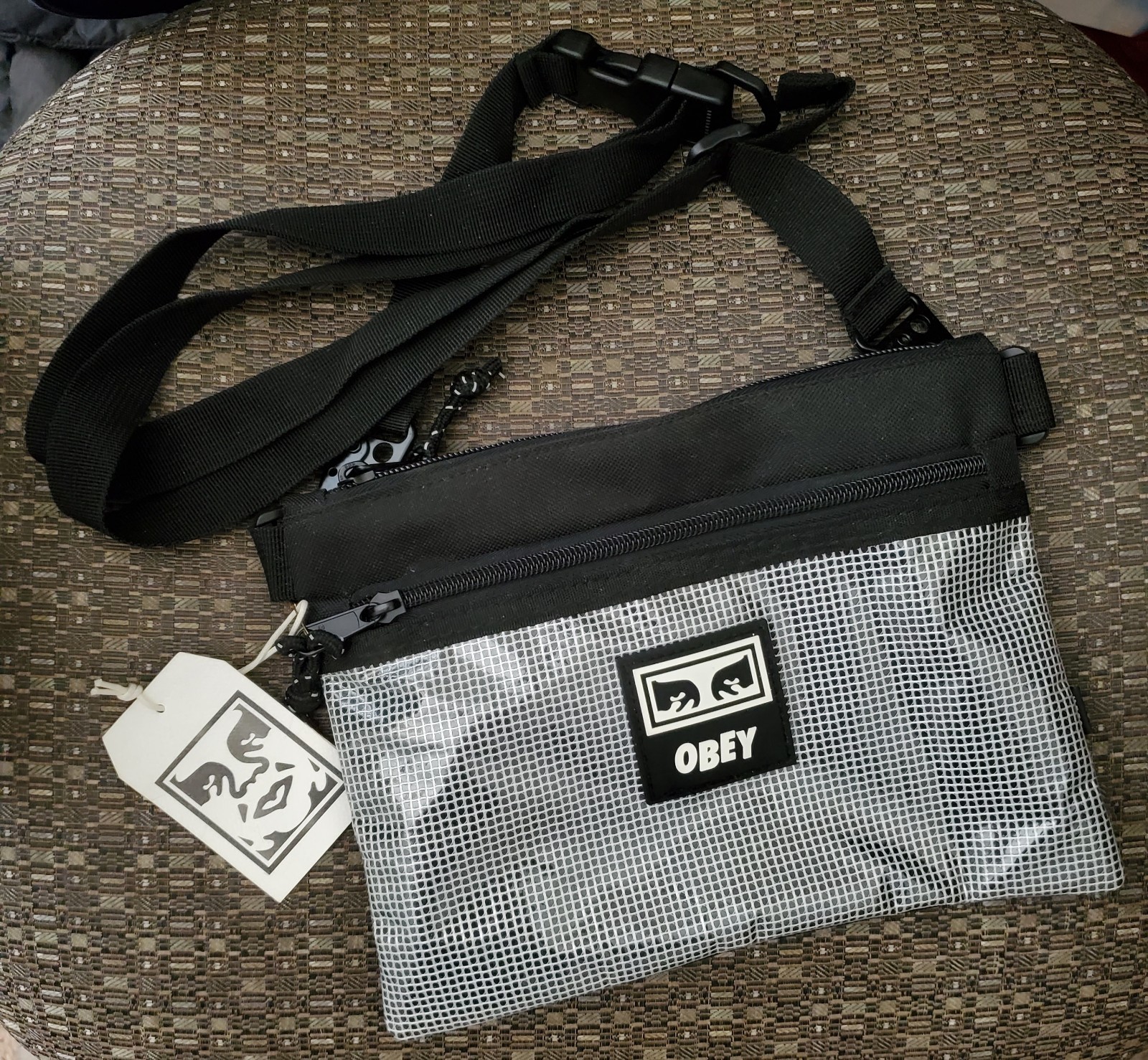 Obey Conditions Side Bag – Black