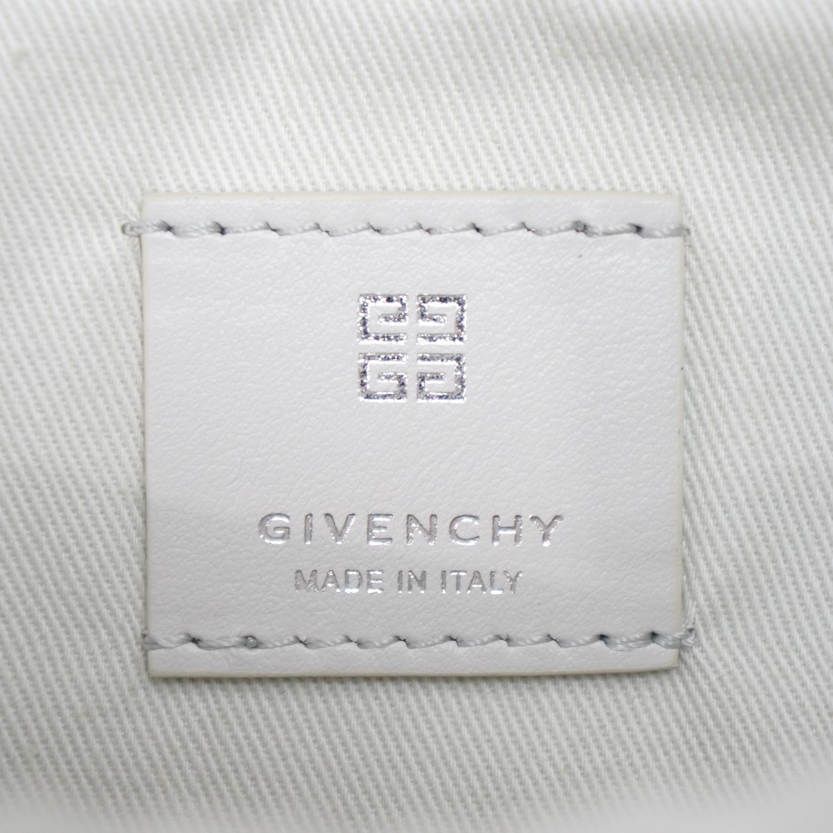 GIVENCHY Logo All-Over Print Denim/Nylon Canvas Body Bag Waist Bag S2604-k088