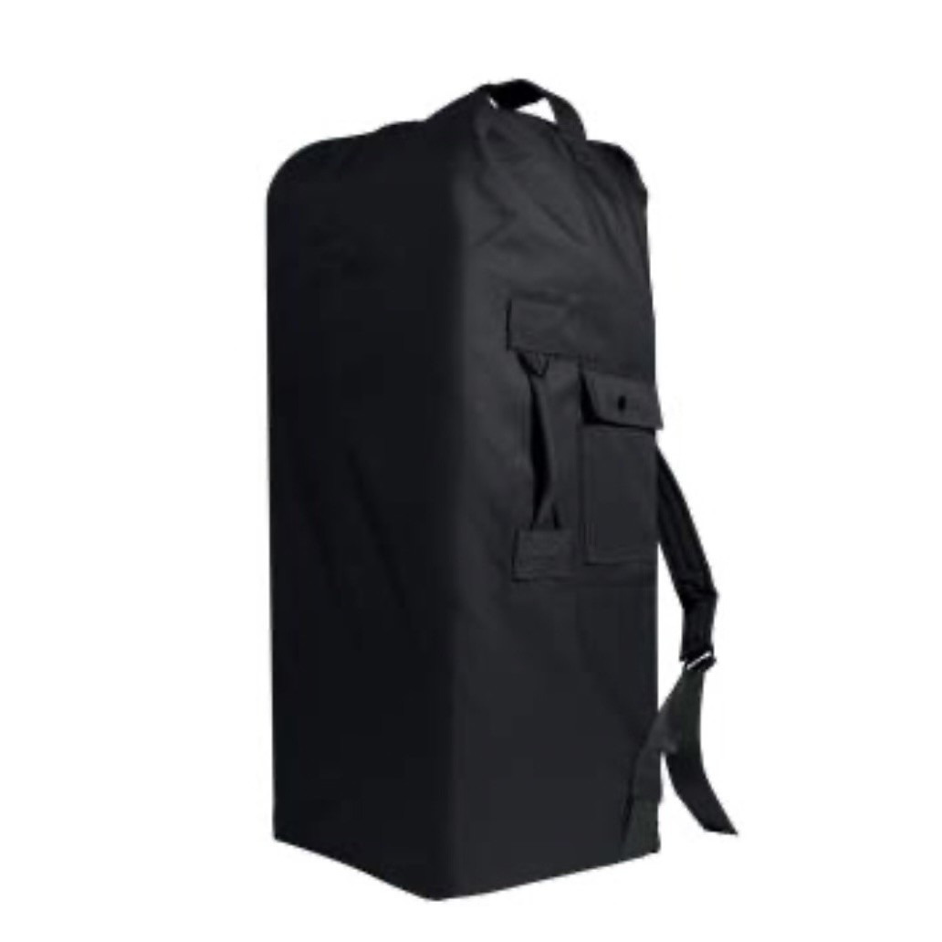 Rothco GI Style Heavyweight Canvas Top Load Duffle Bag Black 22″x38″