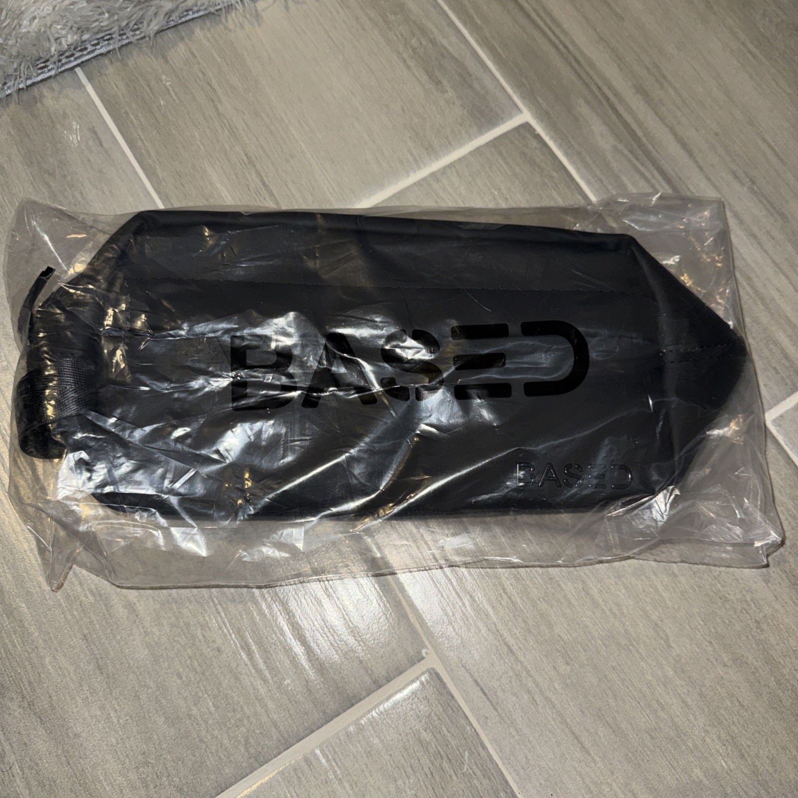 BASED Black Fanny Pack Waist Bag Adjustable Strap