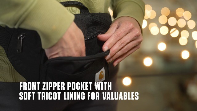 Durable Adjustable Sling Bag – 600-Denier Water Resistant Hip Pack for Travel