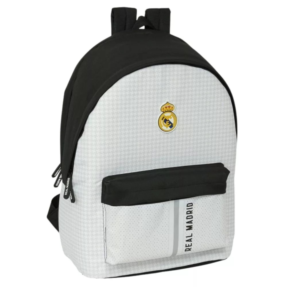 Real Madrid Double Laptop Backpack With USB Port – Official Merchandise