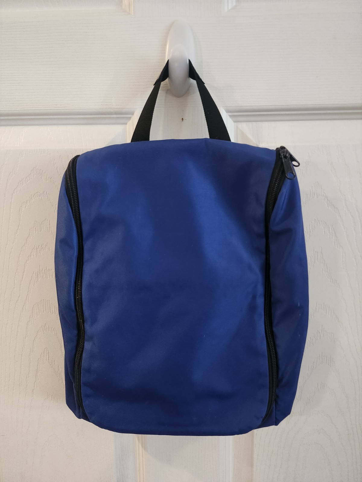 LL Bean~Traveler~Toiletry Bag~Royal Blue~Hanging~Removable Compartments~Zippered