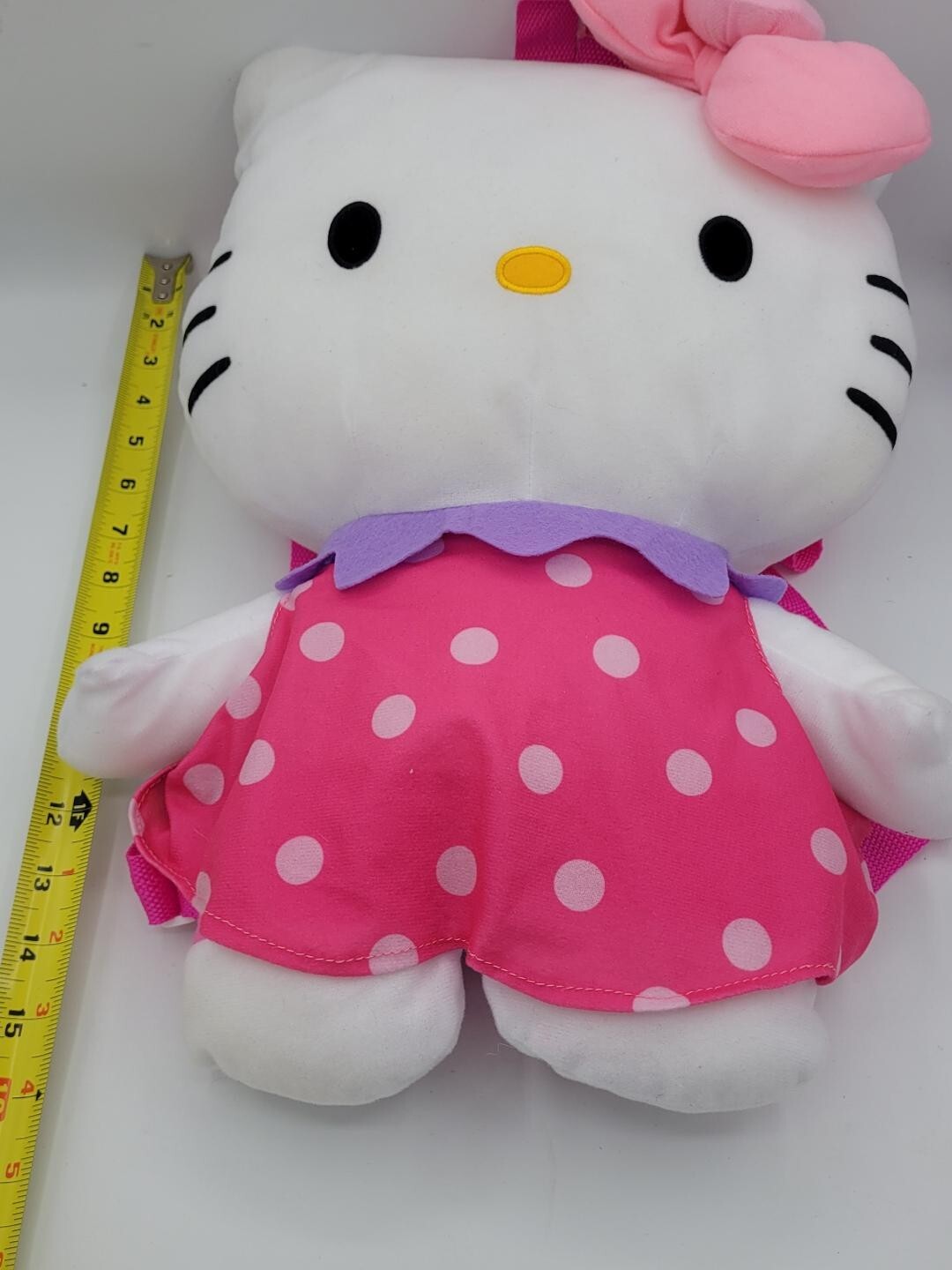 Hello Kitty Strawberry 16″ Plush Backpack Multi-Color-NWT