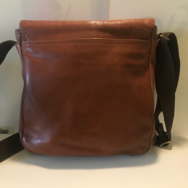 FOSSIL Men’s Postman Style Soft Leather Shoulder Bag Size M