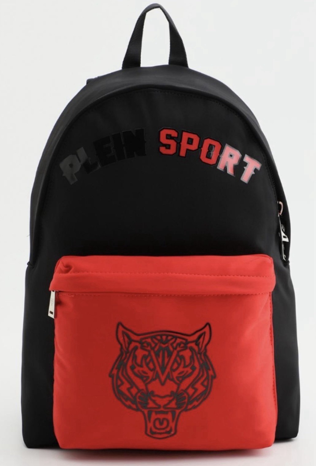 NWT $294 Plein Sport Black & Red Tiger Logo Backpack