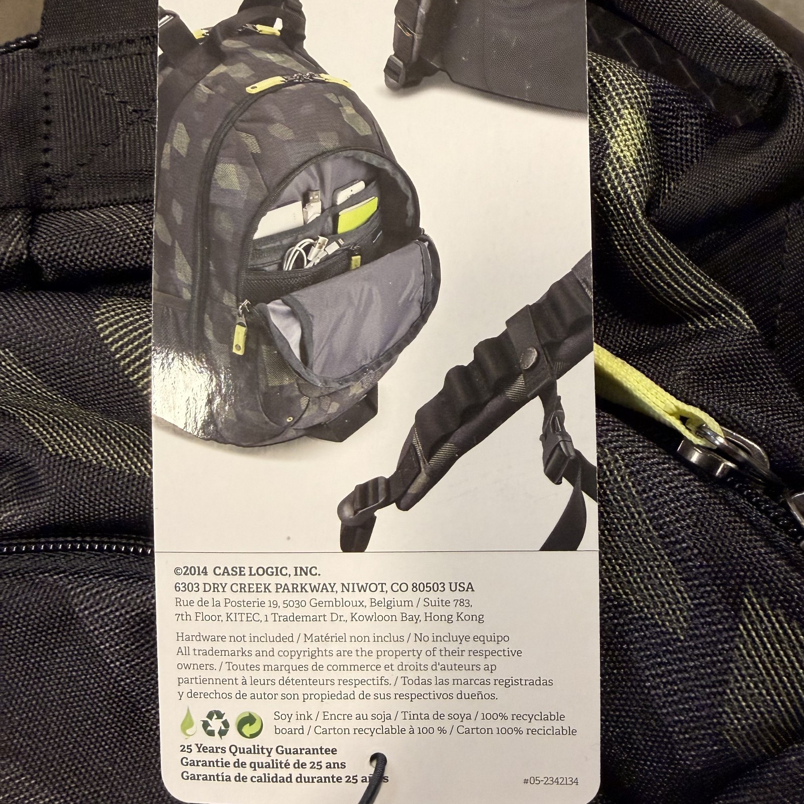New Case Logic Berkeley II 29L Backpack BPCA-315 Carbide