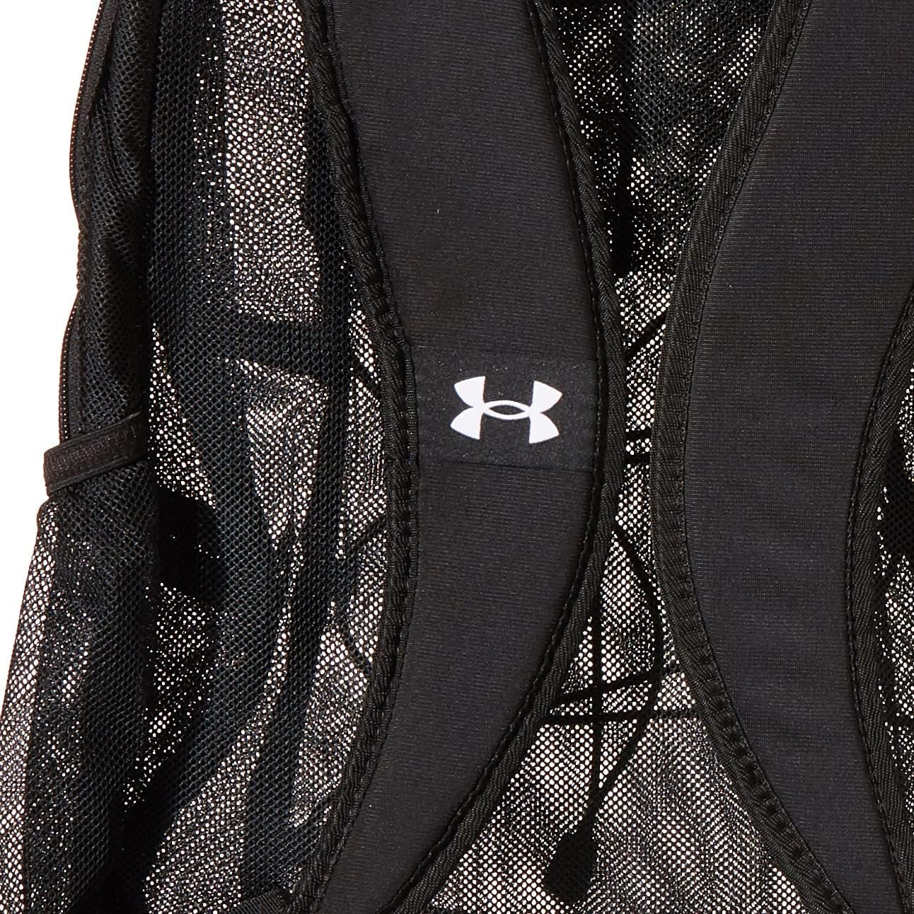 Adult Hustle Mesh Backpack , (001) Black / / White , One Size Fits Most