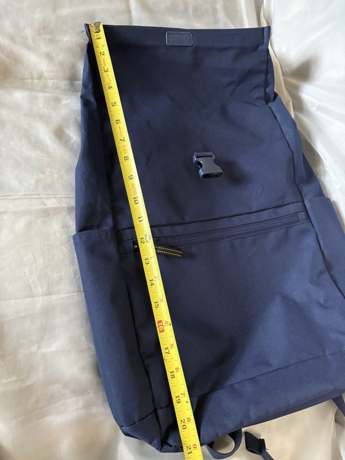 IKEA DROMSAK Large Hiking/ Duffle Or Laptop Backpack Navy Blue