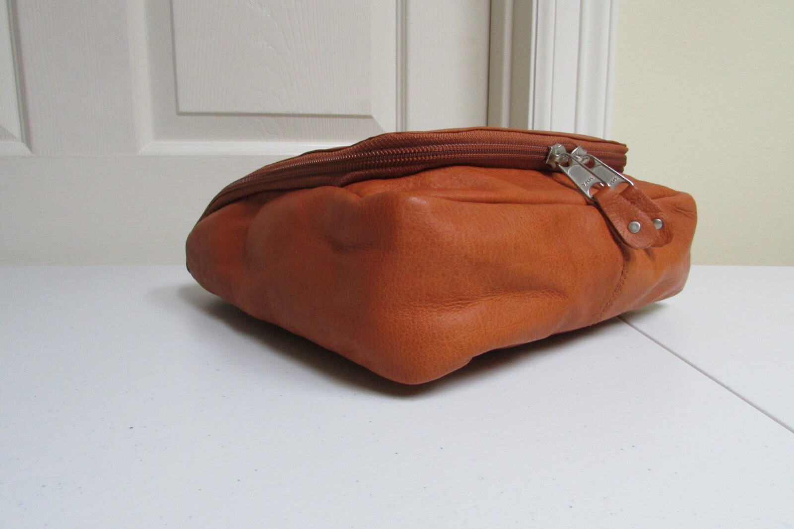 Canyon Outback Time Warner Cable Embossed Genuine Leather Toiletry Travel Bag