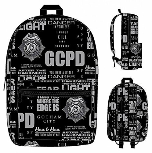 Gotham City GCPD Backpack Sublimated Adult Batman Bag