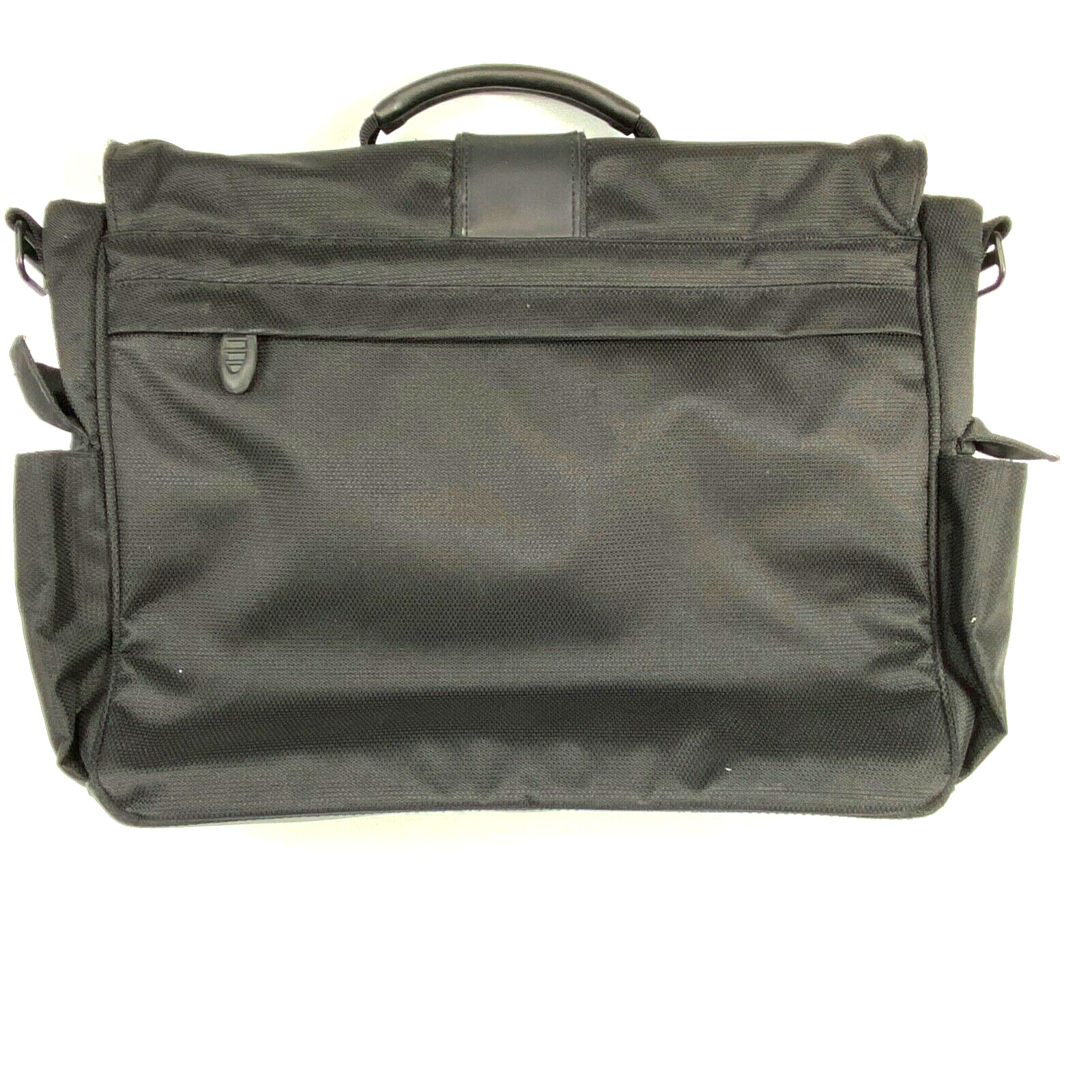 Tumi T2 Black Ballistic Nylon Expandable Messenger Computer Briefcase Bag