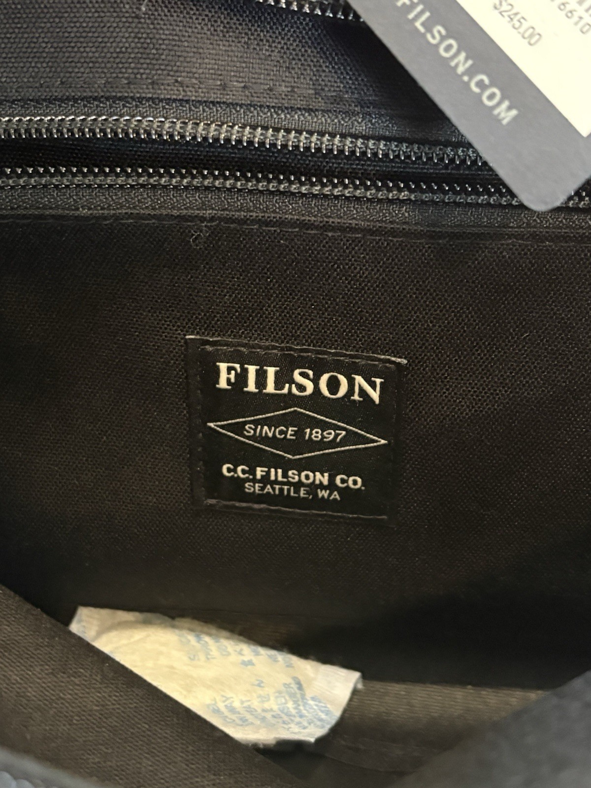 NEW Filson Dark Navy 2-in-1 Duffle Backpack Convertible Travel Bag