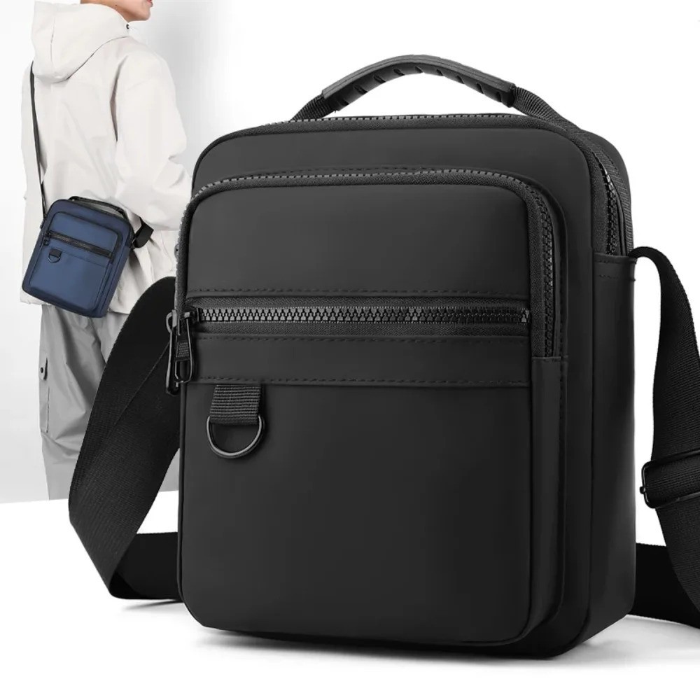 Men’s Mini Crossbody Bag – Oxford – Waterproof – Multiple Pocket – New