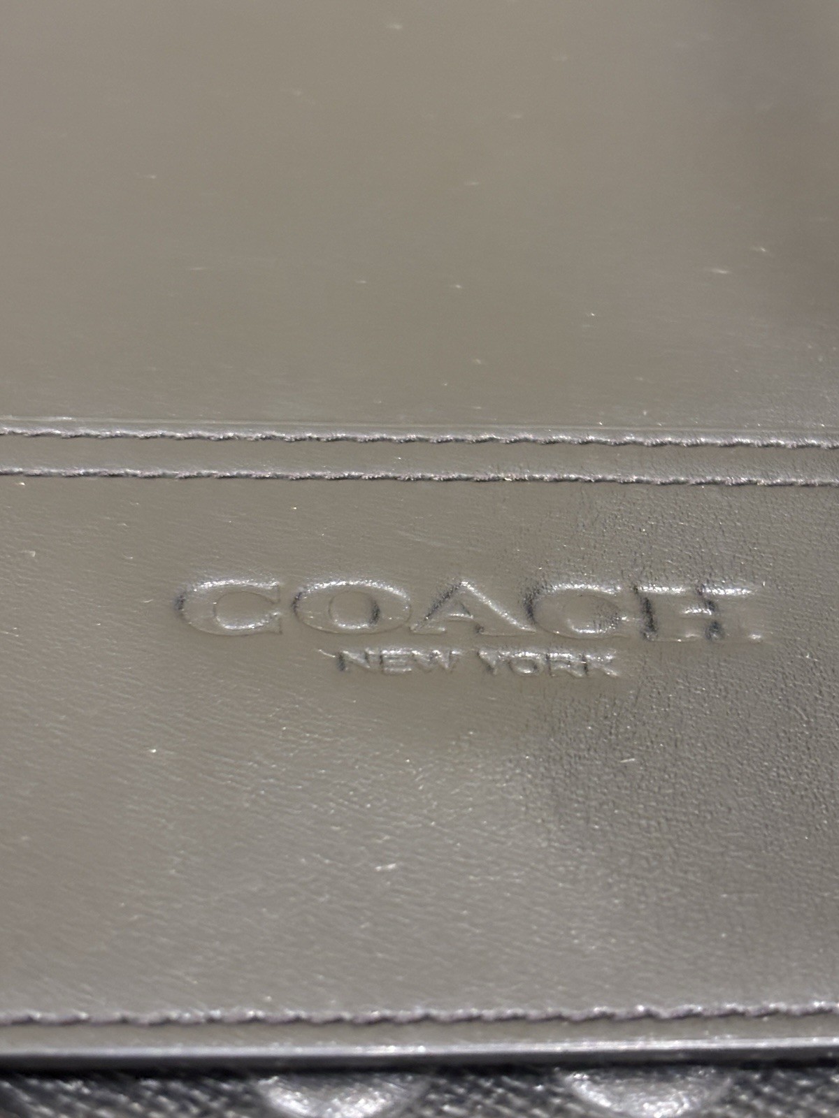 Coach Black Houston Map Bag in Signature Leather (4006) + 3-In-1 Wallet (1231)