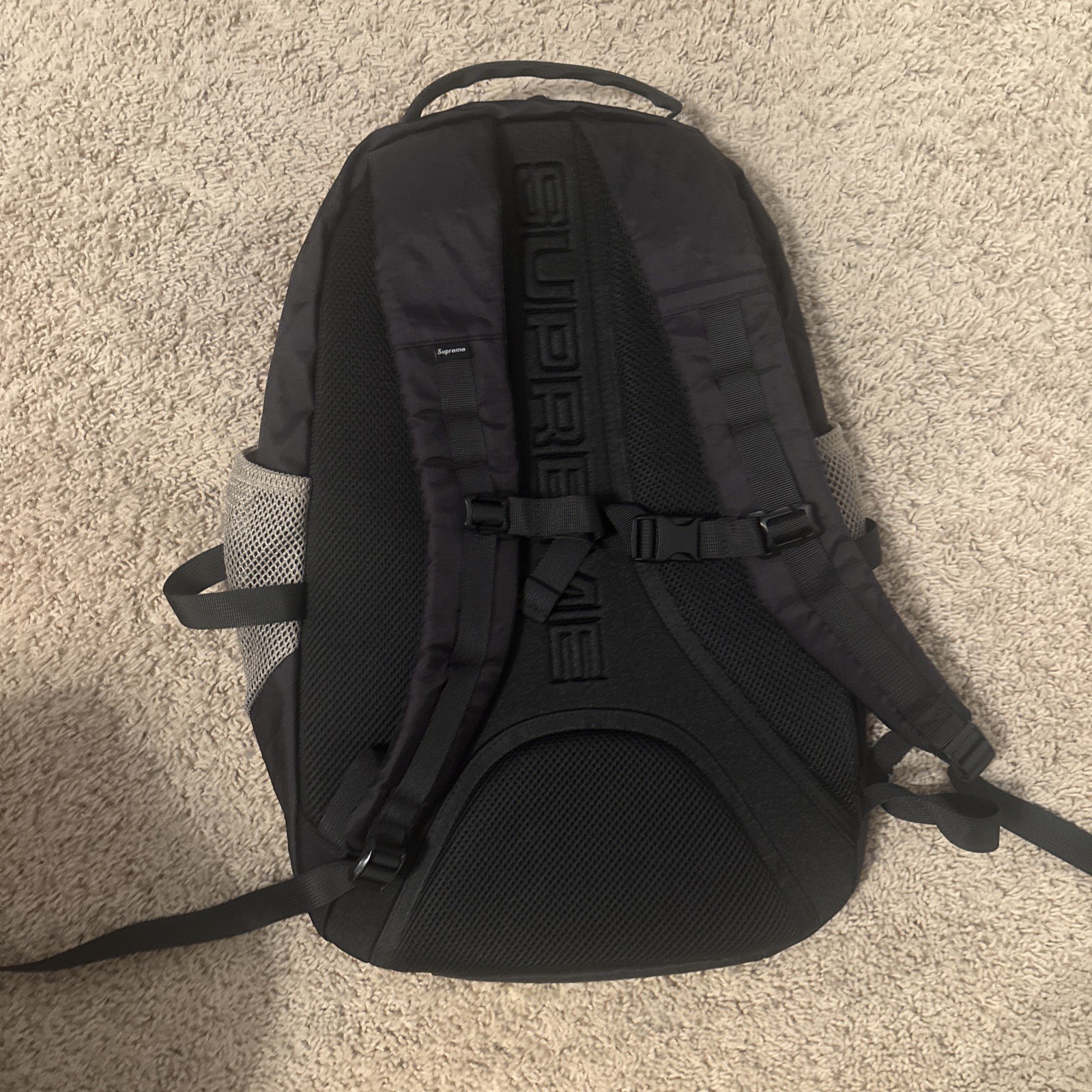 Brand New Authentic Supreme FW23 3D Logo Backpack Blue Box Logo