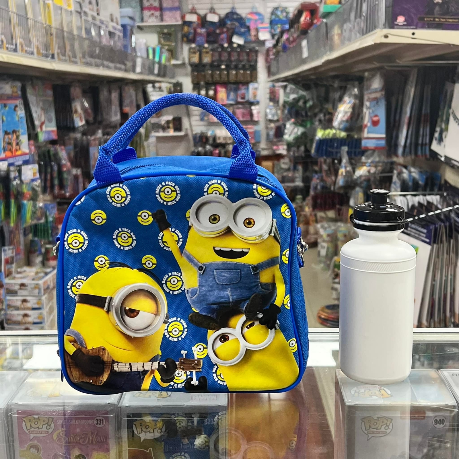 Despicable Me Minions Authentic Licensed insulated Lunch Bag (Royal Blue)