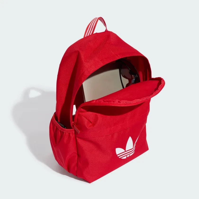 Adidas Adicolor Classic Unisex Daypack Backpack Laptop Storage Scarlet JX0215