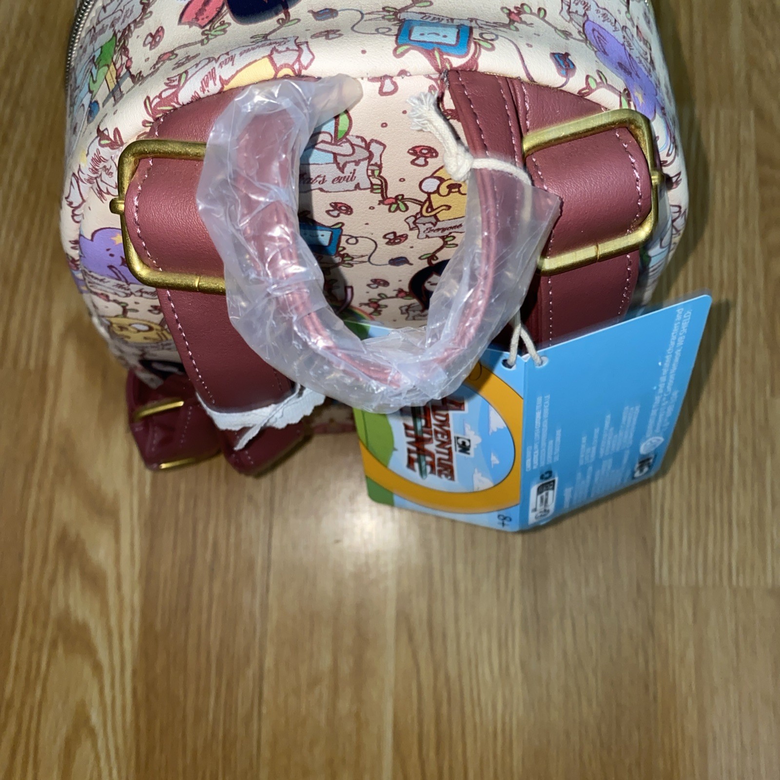 Loungefly Adventure Time Banner Mini Backpack PURPLE NONE