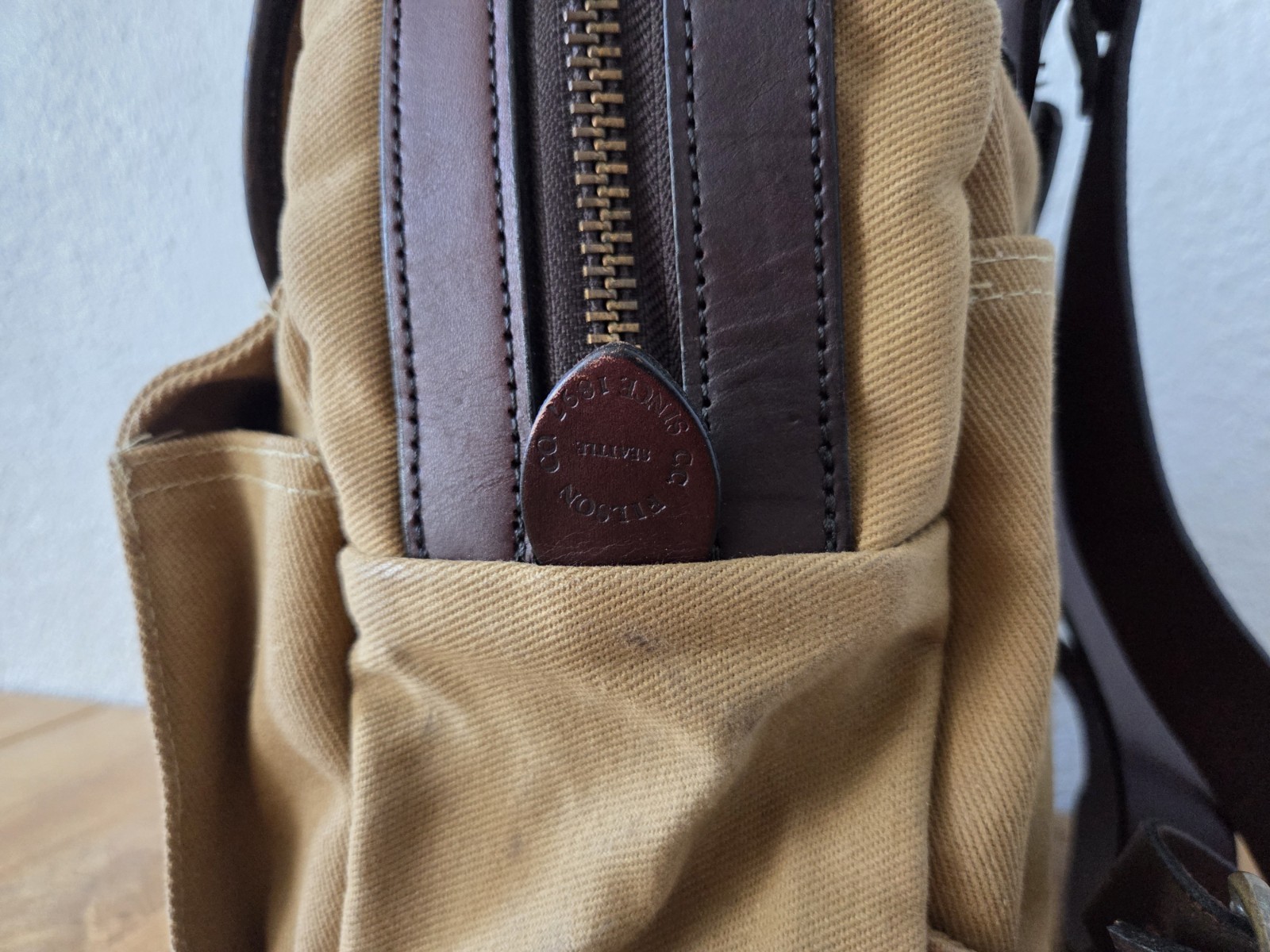 Filson Rugged Twill Rucksack | YKK Era | Tan | Made in USA | Discontinued