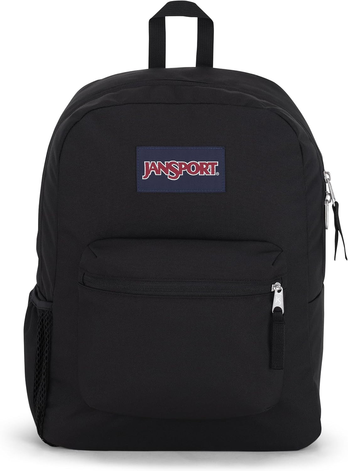 Cross Town Backpack – Versatile Black Bag with Utility Pocket