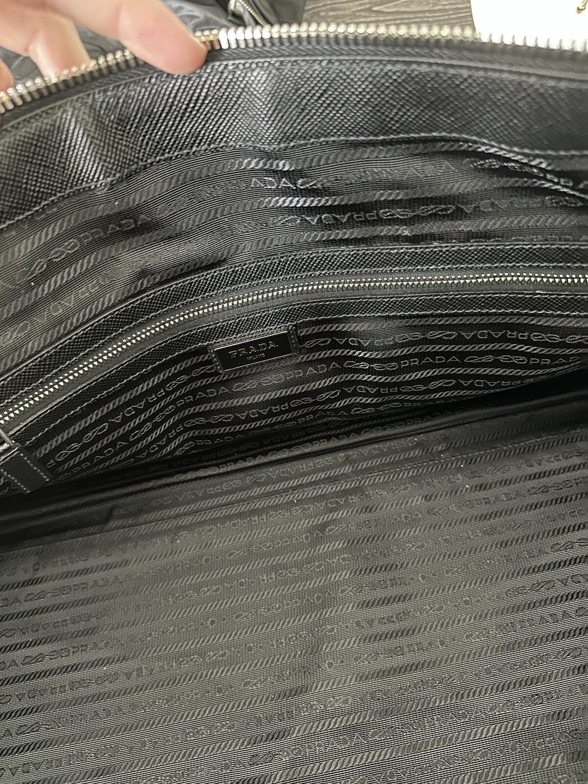 Prada Saffiano Leather Duffle Bag