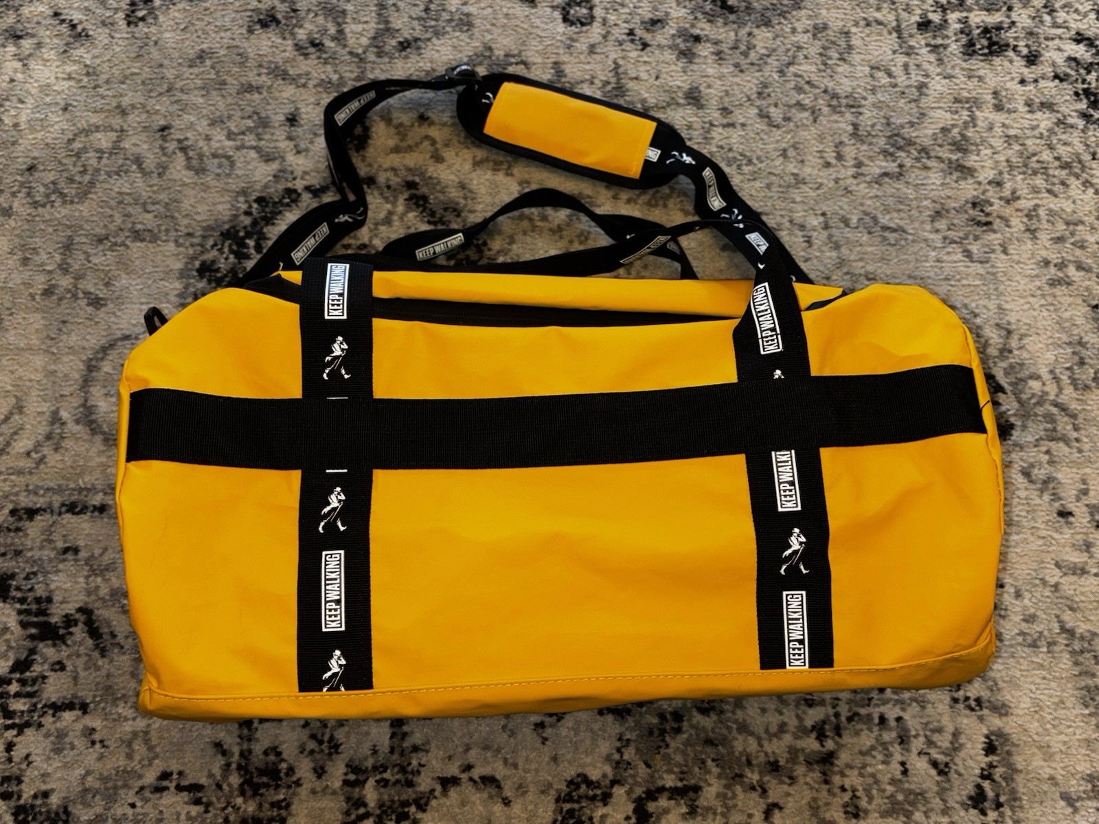 Johnnie Walker “Keep Walking” Water Resistant Duffel Bag Travel, Gym