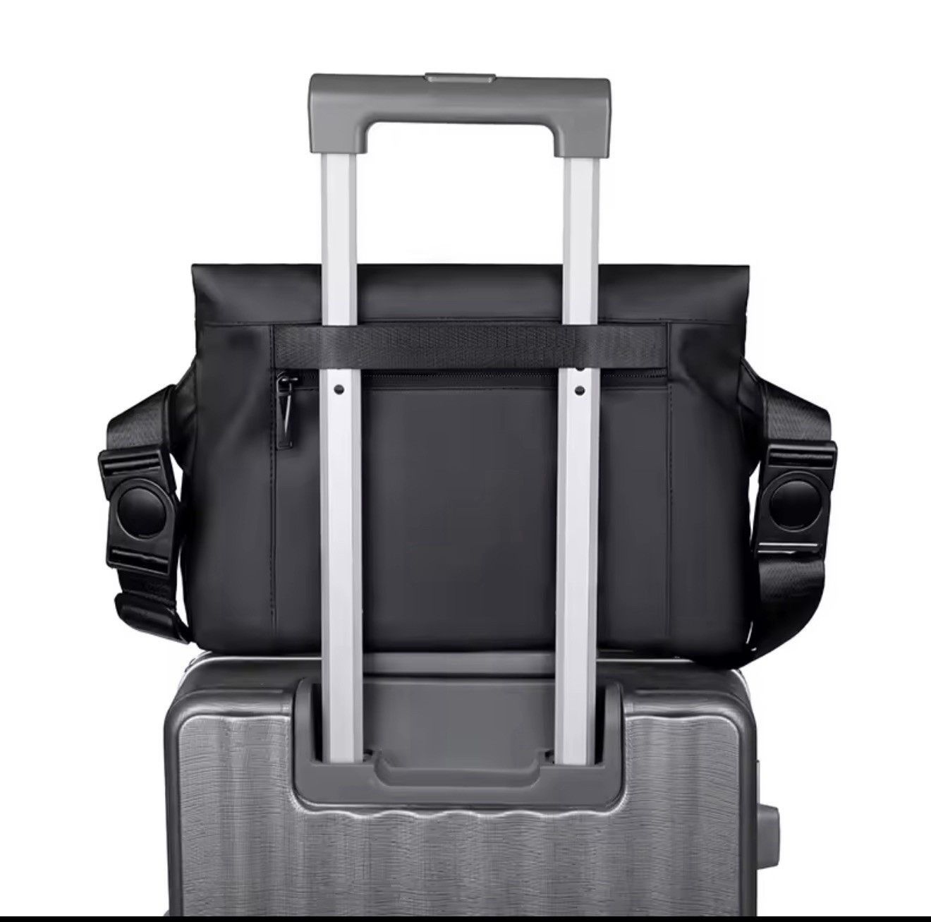 Retro Crossbody Large Capacity Men’s Briefcase Shoulder Bag Travel Backpack