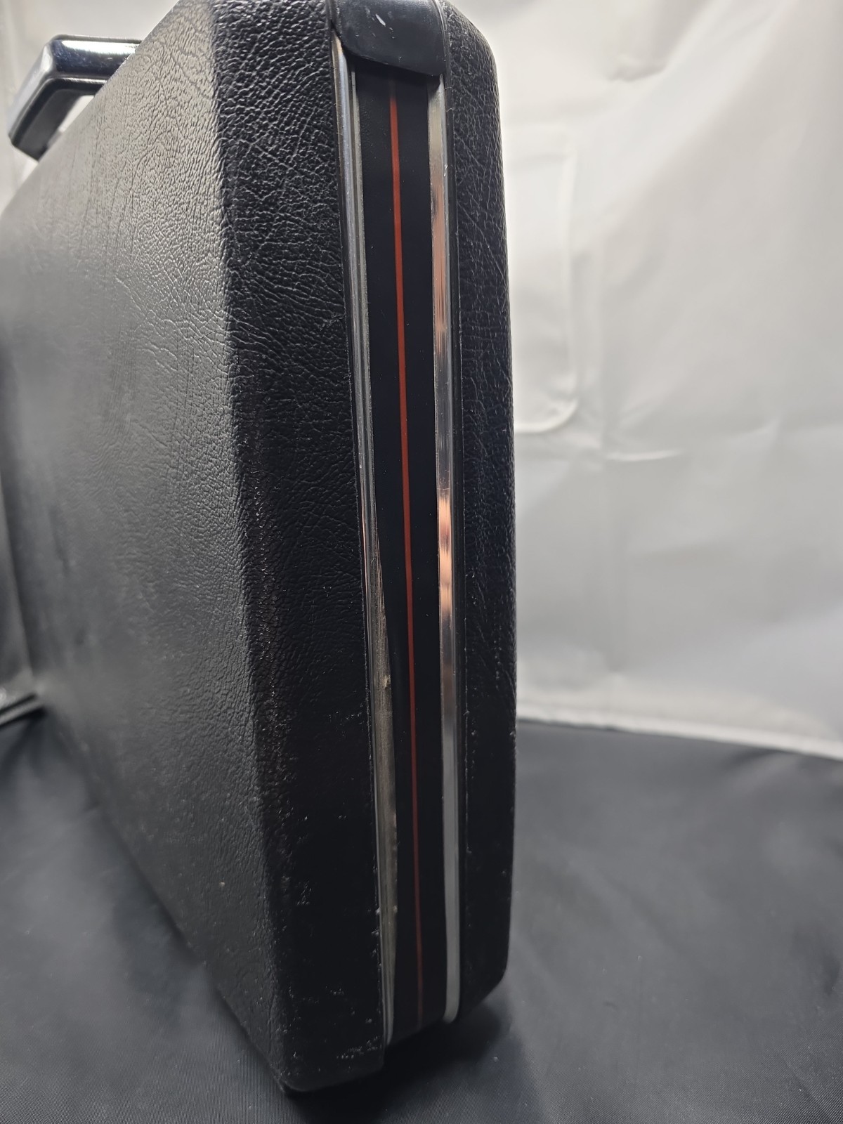Samsonite Broker GL 1985 Black Hard Shell Slim Brief Case No Key