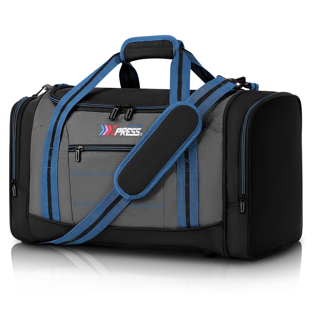 20″ Travel Duffle Bag Sports Duffel Bag 45L Lightweight Foldable Sports Gym Bag