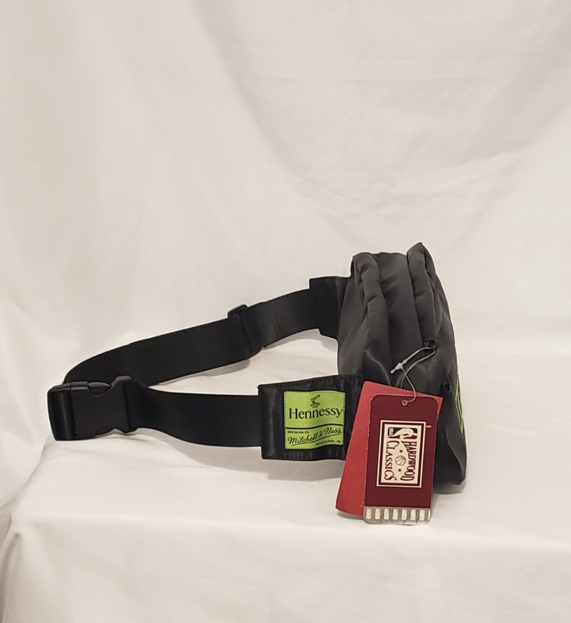 Mitchell & Ness NBA Hennessy Neon Concrete Fanny Pack Waist Bag Black One Size