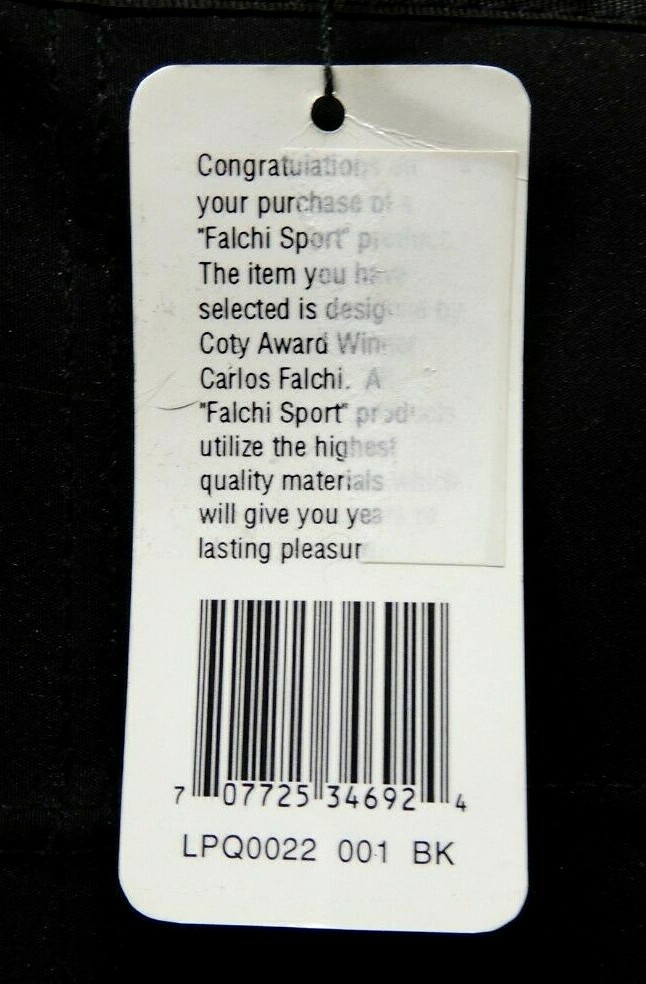 FALCHI SPORT BLACK MULTI PURPOSE SUIT TRAVEL BAG MADE BY CARLOS FALCHI