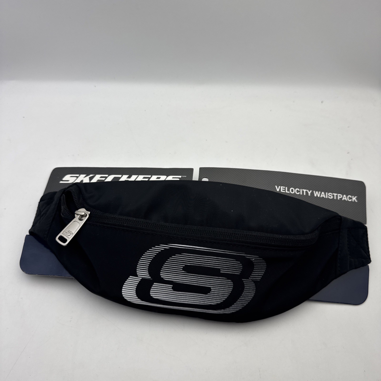 Skechers Velocity Waistpack Belt Bag Fanny Pack Black Adjustable NWT