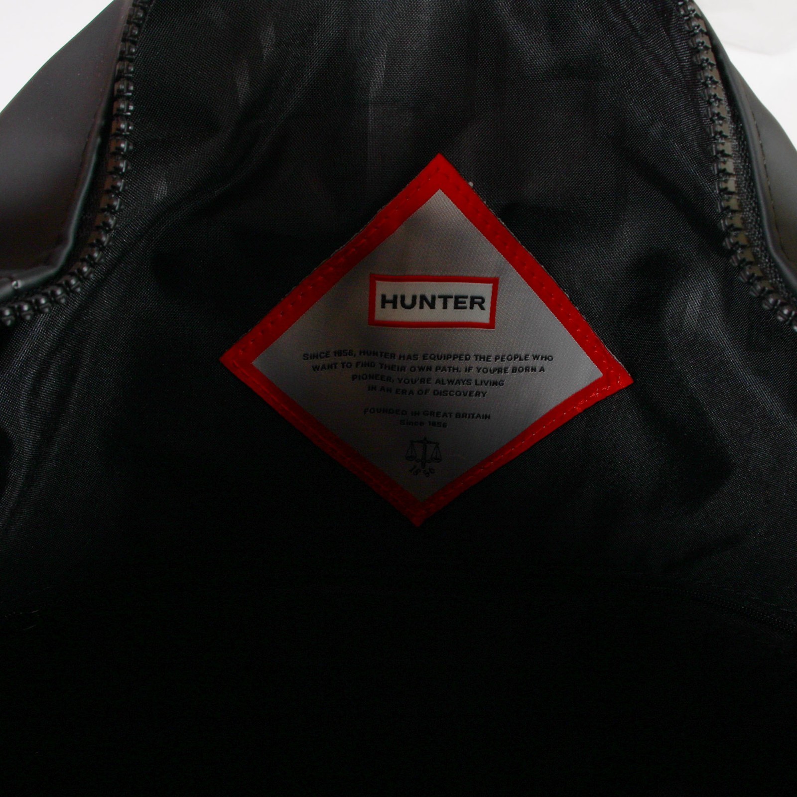 HUNTER Top Clip Backpack Bag Black Color