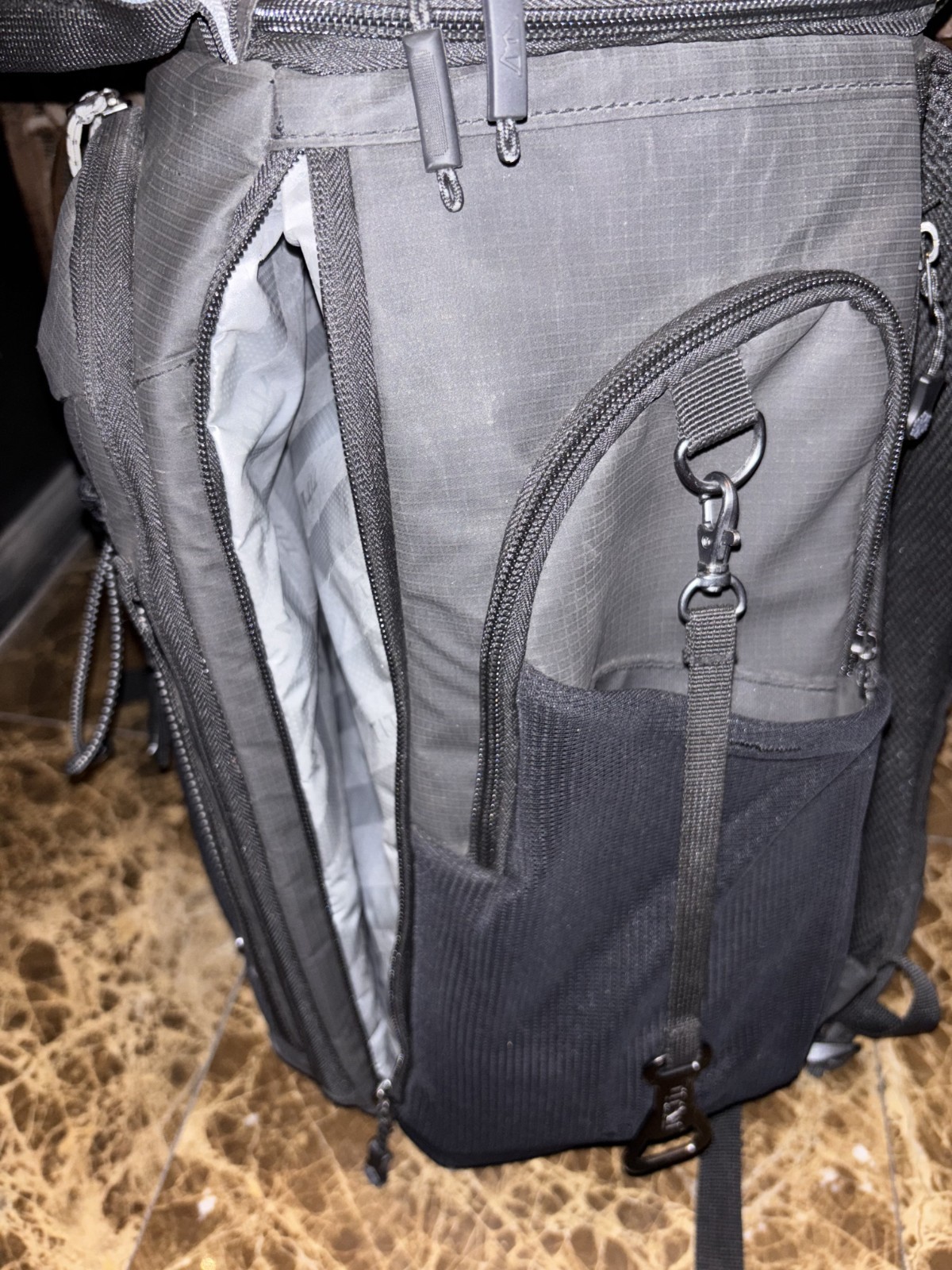 Titan PRO Backpack Cooler Black Pockets Insulated Compartments