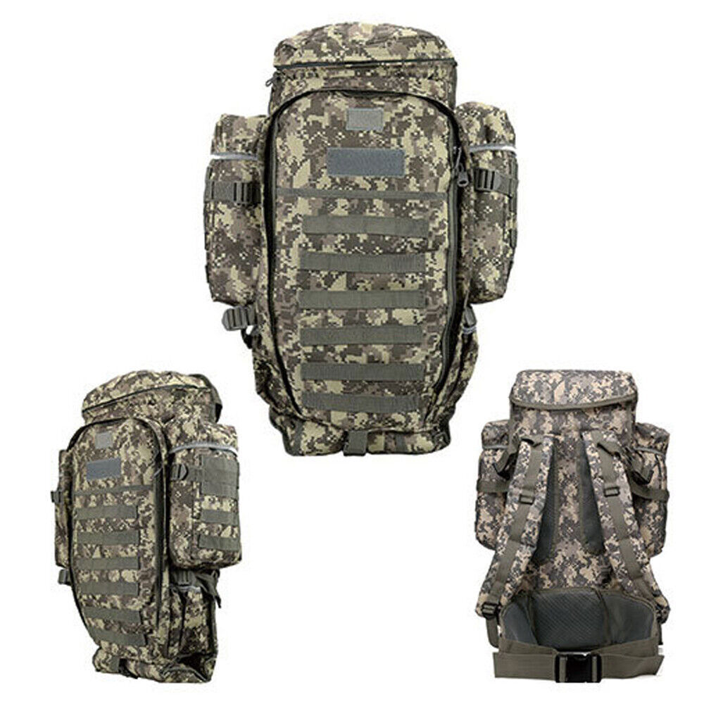 75L Large Camping Backpacks Tactical Rifle Bag Army Molle Bag Daypacks Rucksack