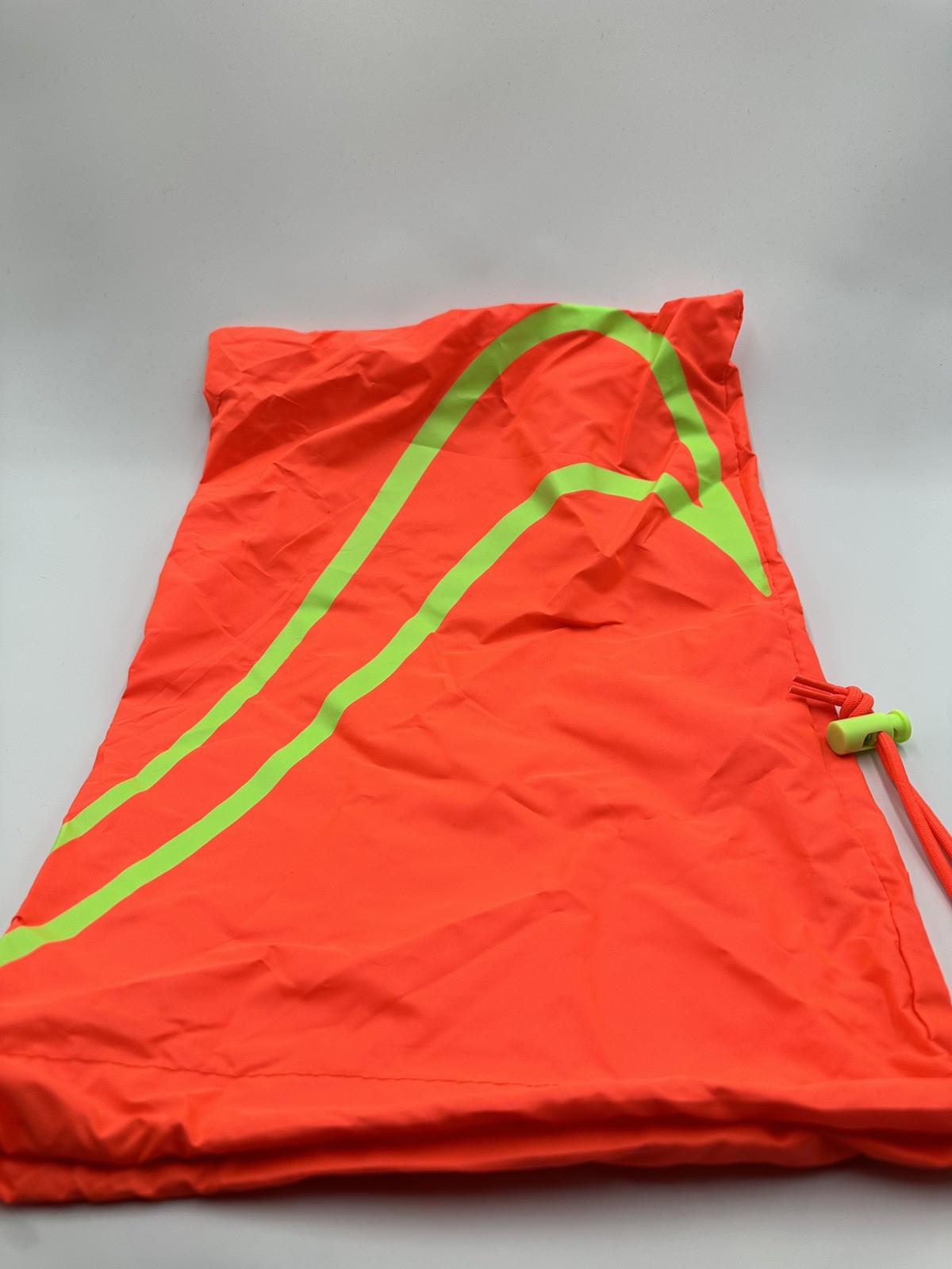 NIKE TRACK AND FIELD DRAWSTRING SHOE BAG ORANGE NEW